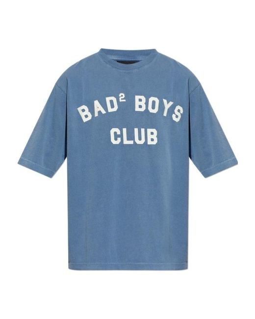 DSquared² Blue Vintage Fade Loose Fit T-Shirt for men