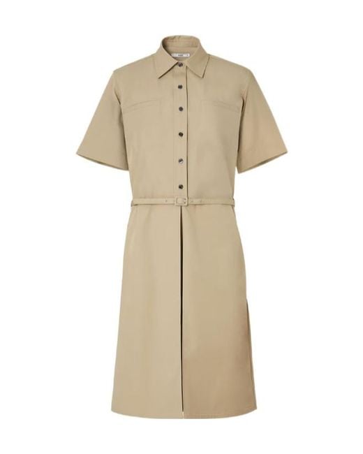 Fendi Natural Cotton Dress