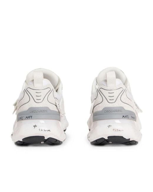 DSquared² White Faster Sneakers for men