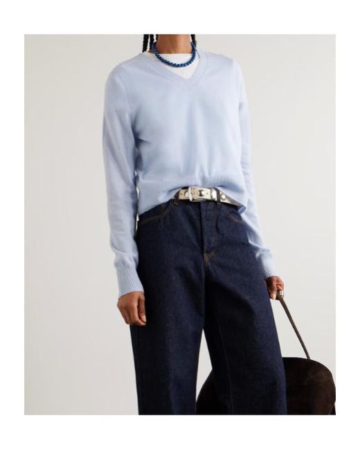 arch4 Blue Holyhead Organic Cashmere Sweater