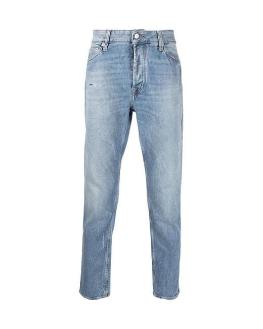 Department 5 Blue Chunky Distressed Jeans for men