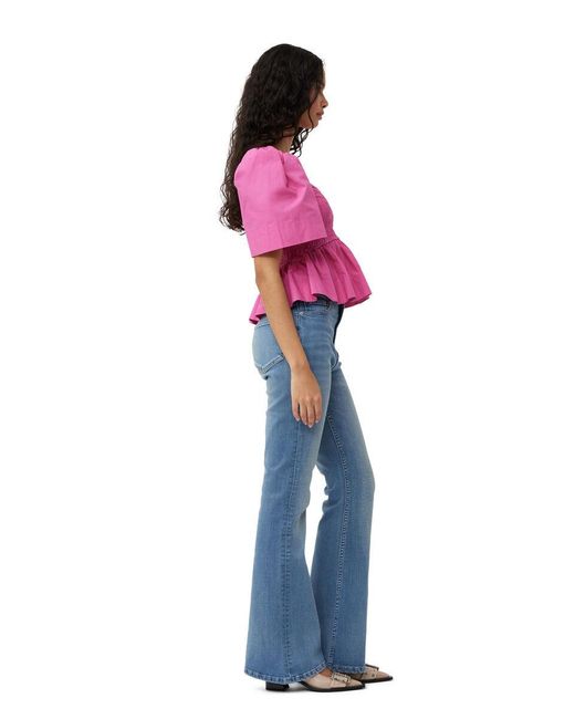 Ganni Pink T-Shirts And Polos