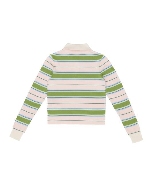 Céline Green Polo Sweater