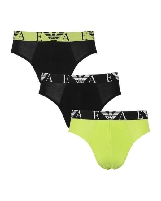 Emporio Armani Red Logo Underwear Three-Piece Set for men