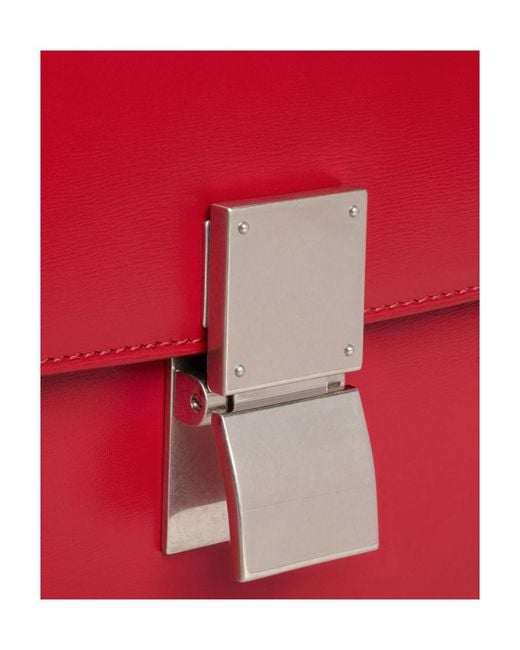 Céline Red Medium Classic Bag