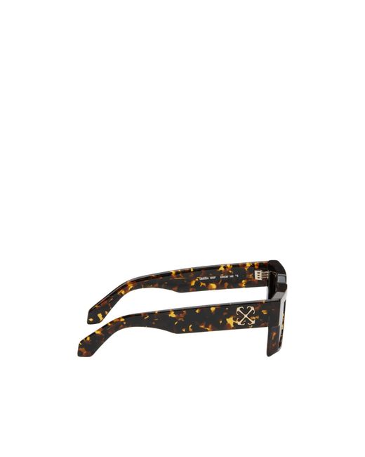 Off-White c/o Virgil Abloh Gray Rectangular Frame Sunglasses for men
