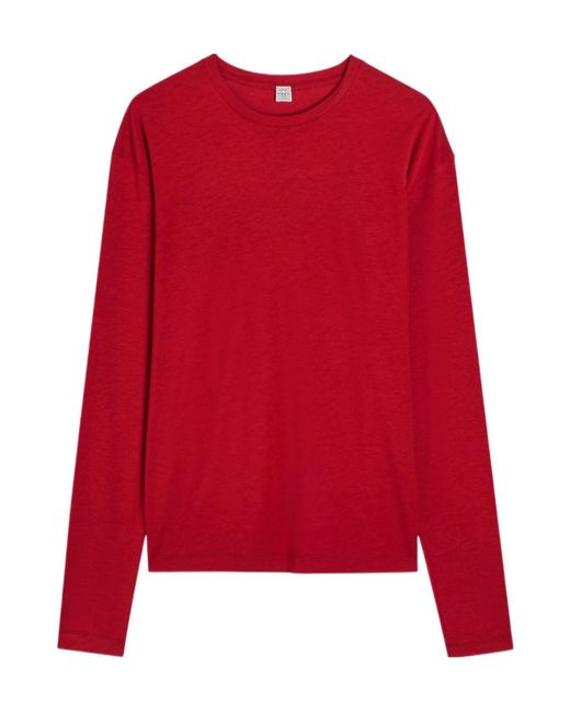 Totême Red Jersey Top