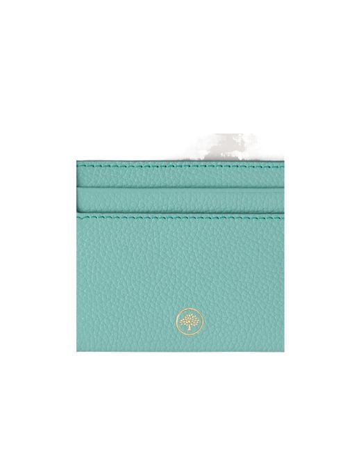 Mulberry Green Logo-Print Wallet