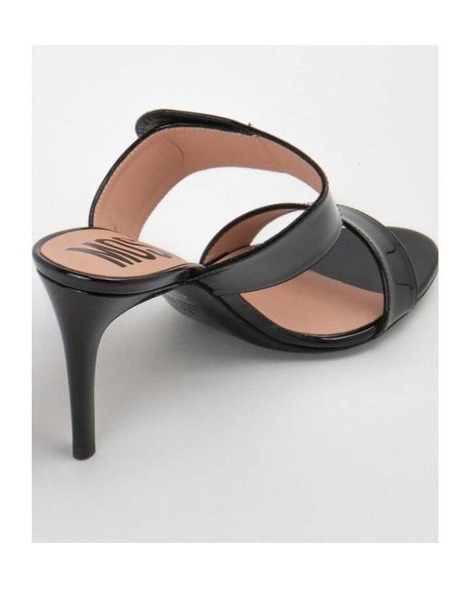 Moschino Multicolor Round-Headed High-Heeled Sandals