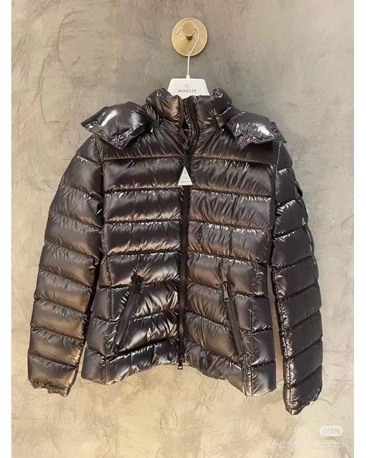 Moncler Black Bady Zip-Up Padded Jacket