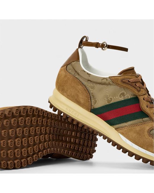 Gucci Brown Logo Sneakers