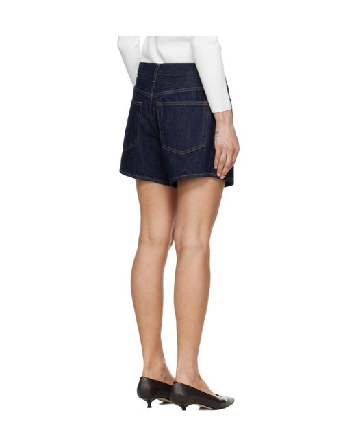 Agolde Blue Leith Short (Weightless)