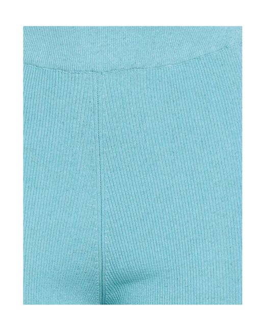 Jacquemus Blue Plain Colour Casual Trouser