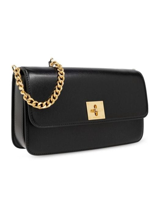 Golden Goose Deluxe Brand Black Chain-Linked Shoulder Bag