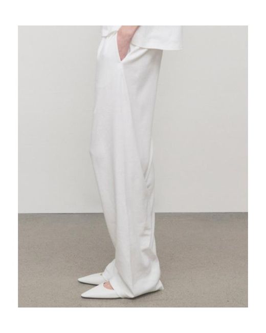 The Row White Kohana Pants