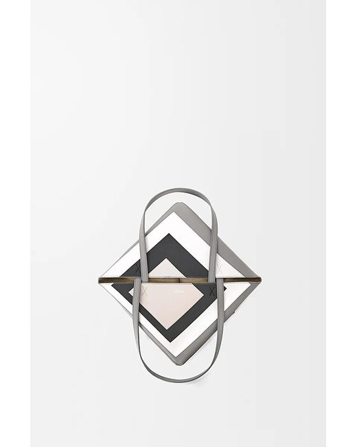 Loewe Gray Medium Puzzle Fold Tote Bag