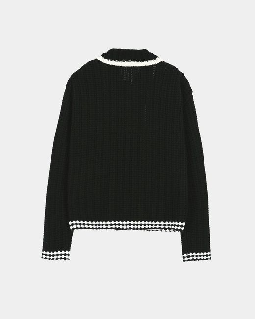 ANDERSSON BELL Black Fantasia Cardigan for men