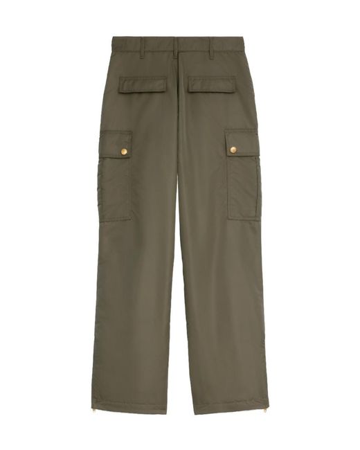 Céline Green Cargo Pants