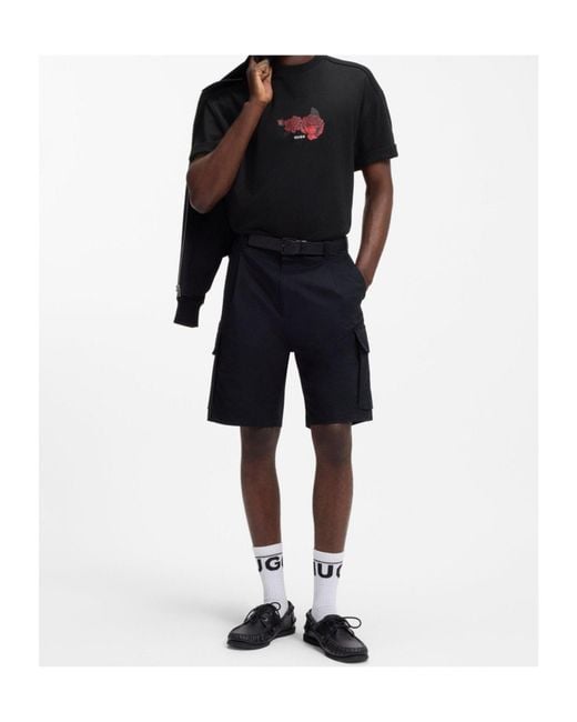 Boss Black Logo Short-Sleeved T-Shirt for men