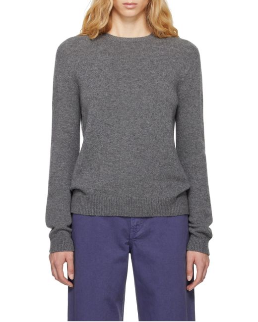 The Row Gray Jayad Cashmere Sweater
