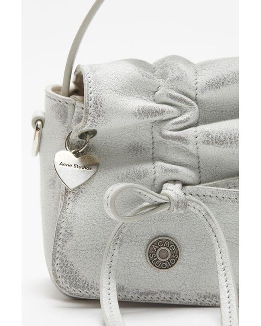 Acne Gray Multipocket Micro Tote Bag