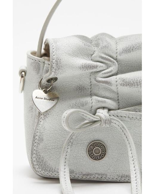 Acne Gray Multipocket Micro Tote Bag