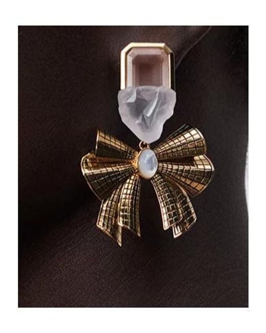 Dior Black Deco Earrings