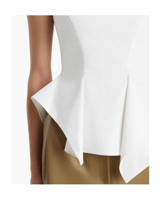 Khaite White Loa Top