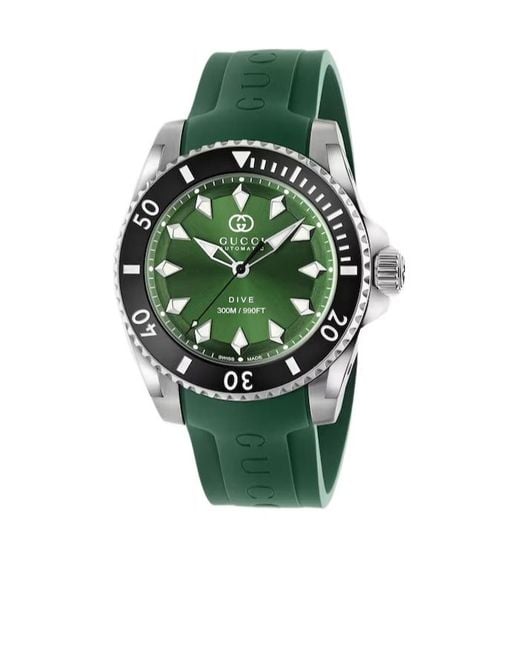 Gucci Green Dive Watch, 40Mm for men