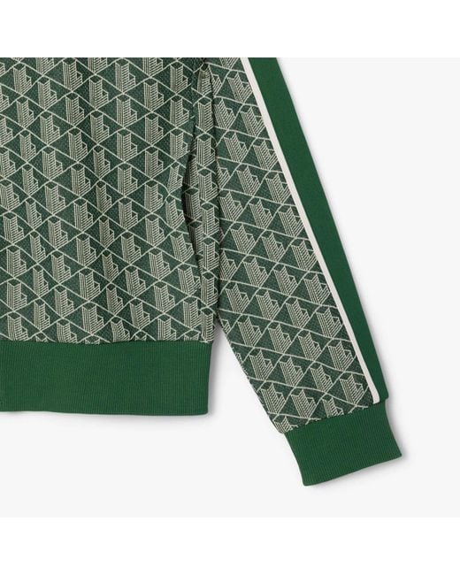 Lacoste Green Paris Zip-Up Track Jacket for men