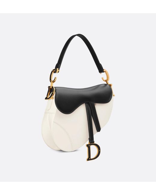 Dior Black Saddle Bag With Strap