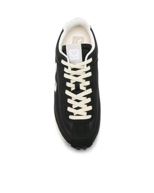 Veja Black Belem Logo-Patch Panelled Sneakers for men
