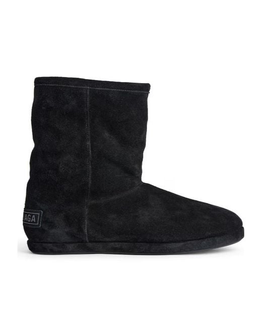 Balenciaga Black Alaska Soft Boots for men