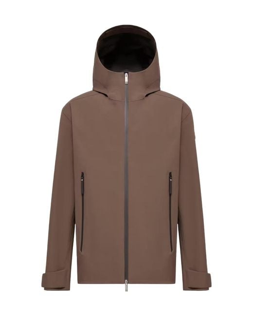 Moncler Brown Marana 3-In-1 Hooded Short Down Jacket for men