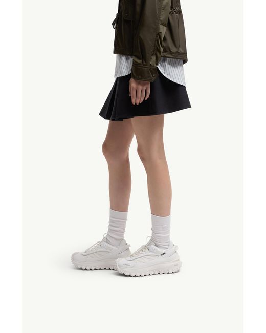 Moncler White Trailgrip Gtx Lace-Up Sneakers