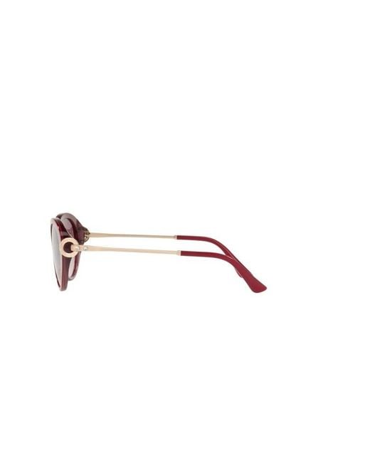 BVLGARI Purple Logo Sunglasses