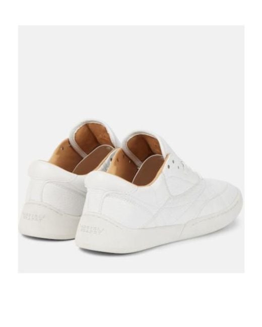 Gabriela Hearst White Ohio Leather Slip-On Sneakers