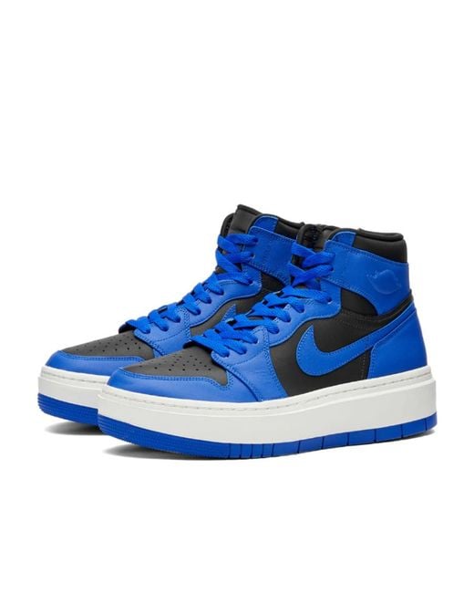 Nike Blue Logo High-Top Sneakers