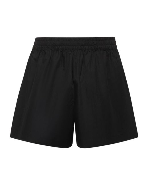 Studio Nicholson Black Elio Elasticated Waistband Shorts for men