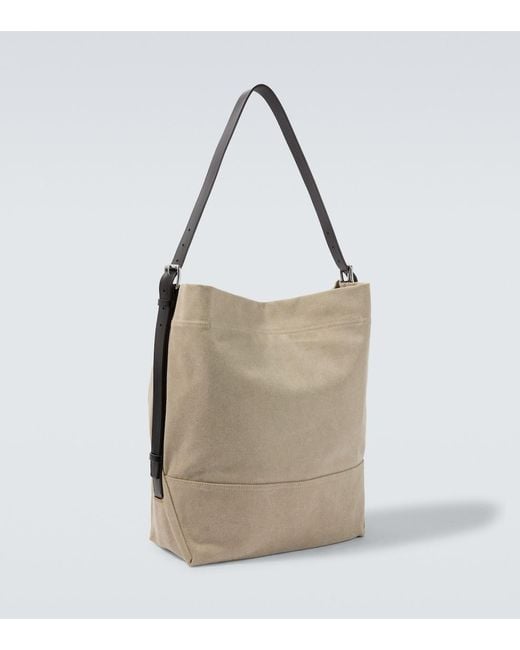 Lemaire Natural Logo Detail Shoulder Bag for men