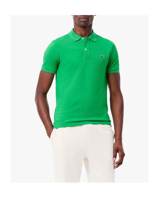 Lacoste Green Shortsleeve Polo Shirt for men