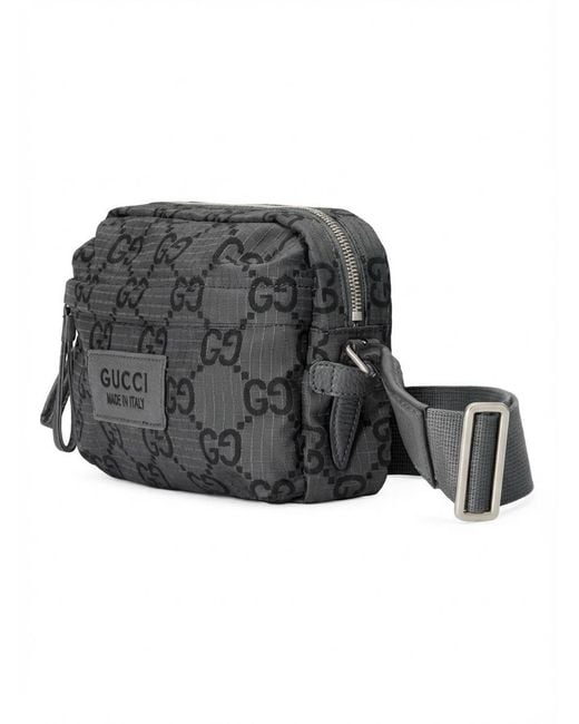 Gucci Gray Gg Medium Messenger Bag for men