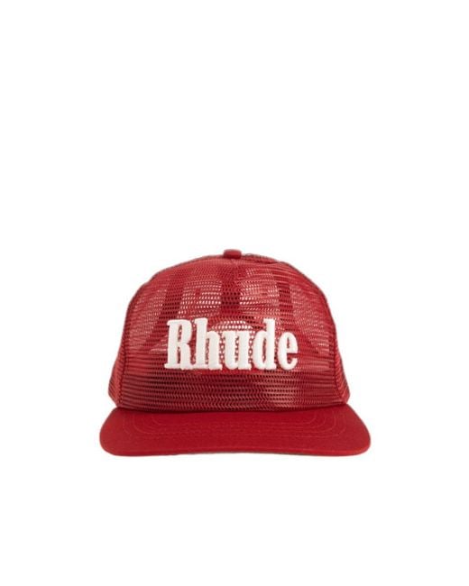 Rhude Red Letter Baseball Cap for men