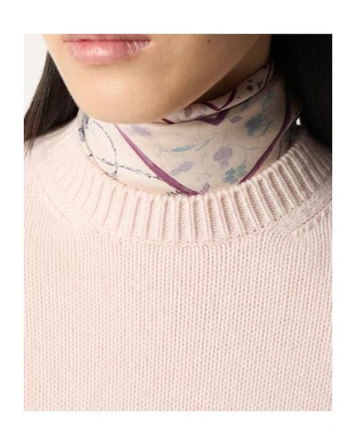 Loro Piana Pink Printed Scarf
