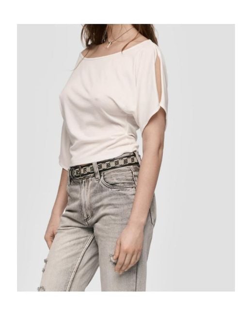 M I S B H V White Holywood Baby Top