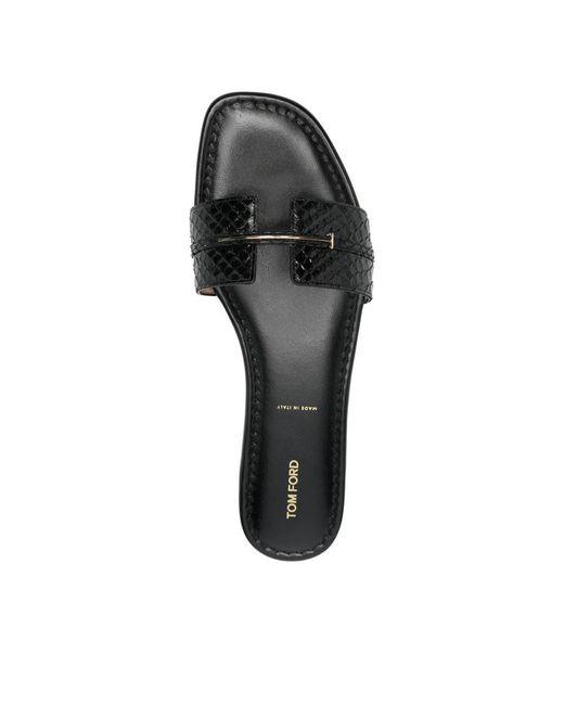 Tom Ford White Embossed Hardware Detail Pumps