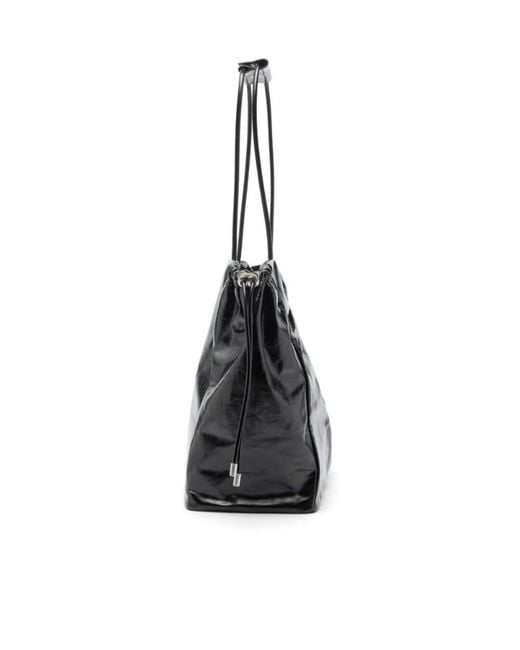 DIESEL Black Scrunch-D Drawstring-Detail Shoulder Bag