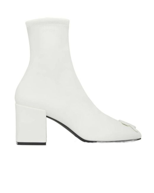 Courreges White Courrèges Reedition Ac Side Zipped Ankle Boots