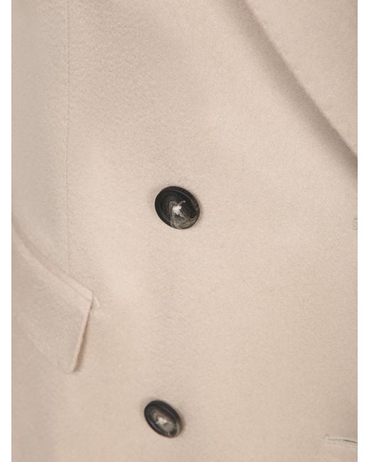 Tagliatore Natural Double Breasted Tailored Blazer