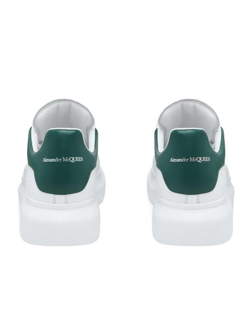 McQueen White Oversized Lace-Up Sneakers for men